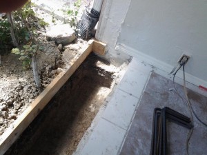 Foundation for new room